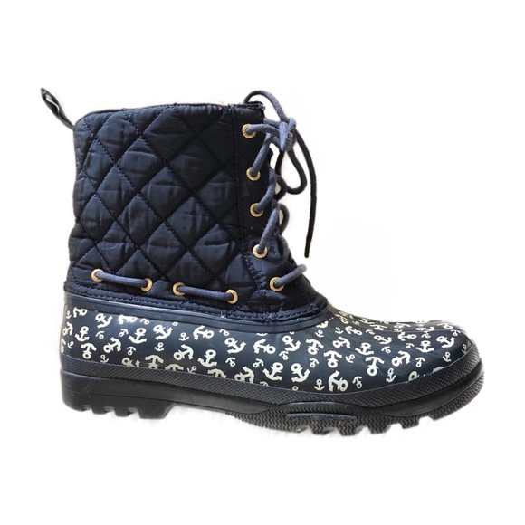 sperry gosling quilted duck boot